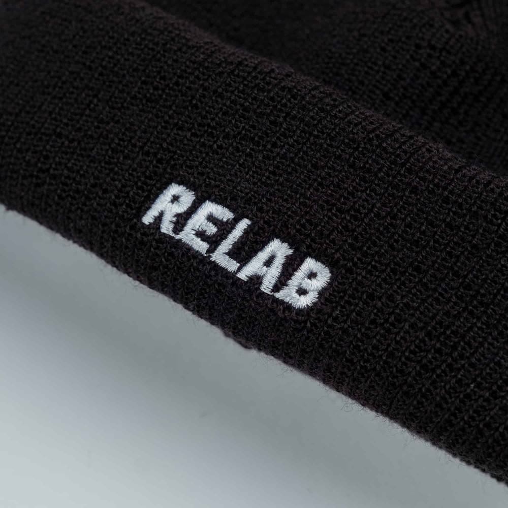 LOGO BEANIE BLACK