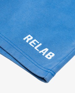 BLUE WASHED BASIC SHORTS