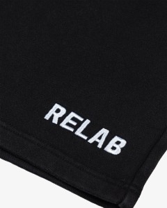 BLACK WASHED BASIC SHORTS