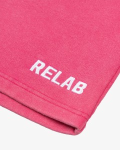 PINK WASHED BASIC SHORTS