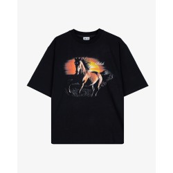 HORSE BLACK T-SHIRT 