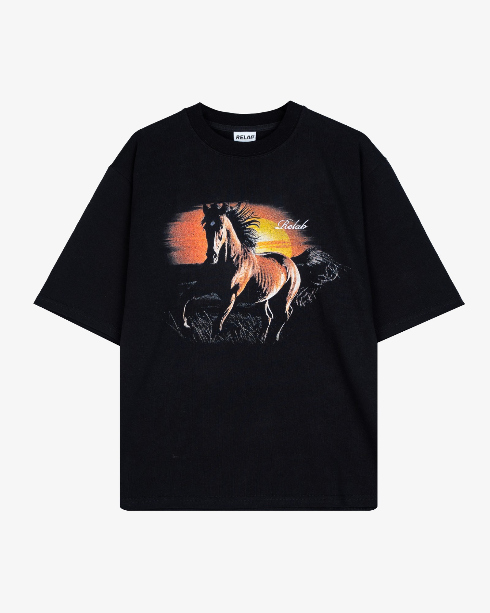 HORSE BLACK T-SHIRT