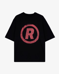 "R" TEE BLACK