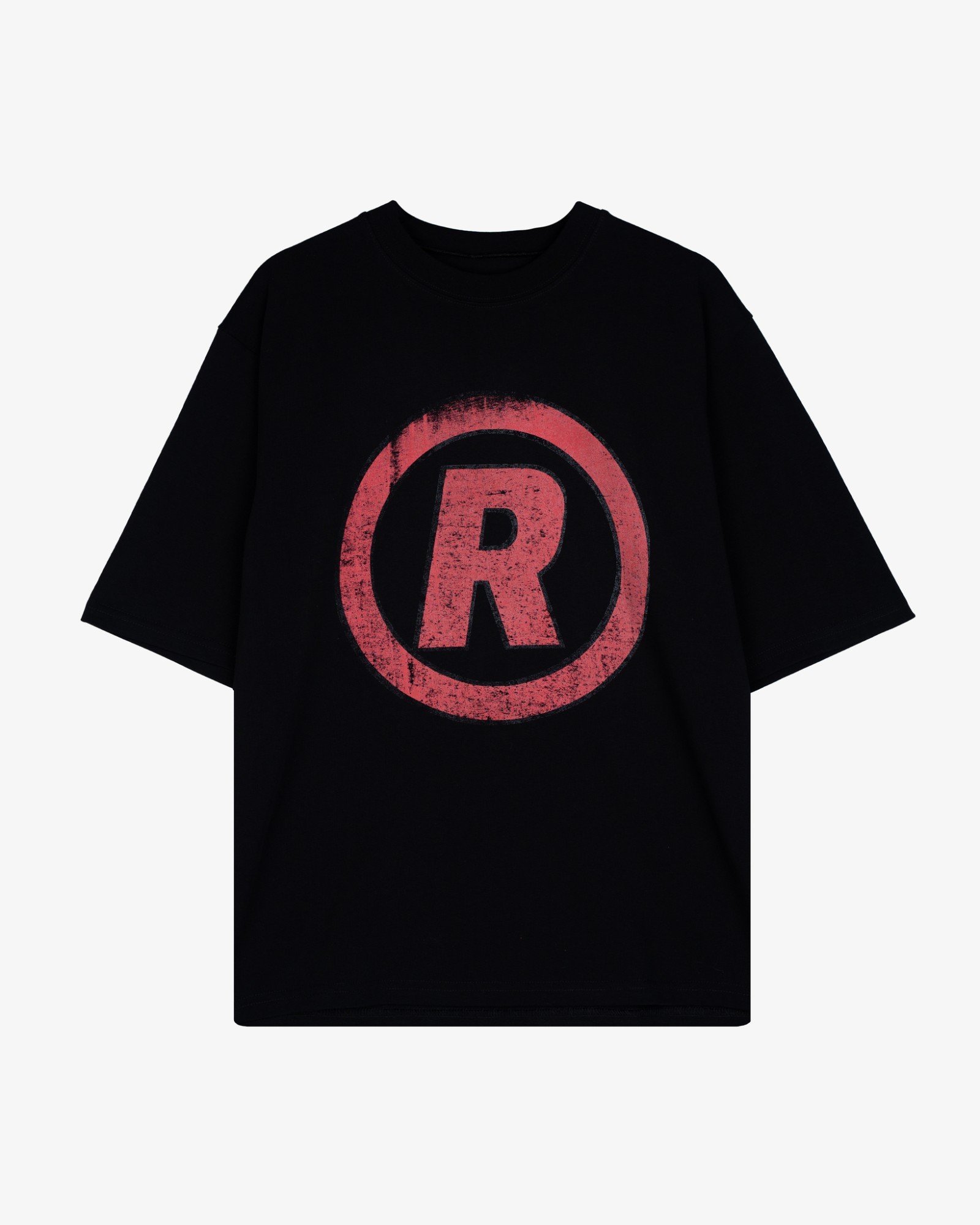 "R" TEE BLACK