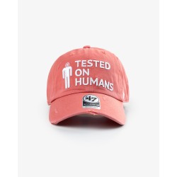 TESTED ON HUMANS WASHED RED CAP x 47 BRAND 