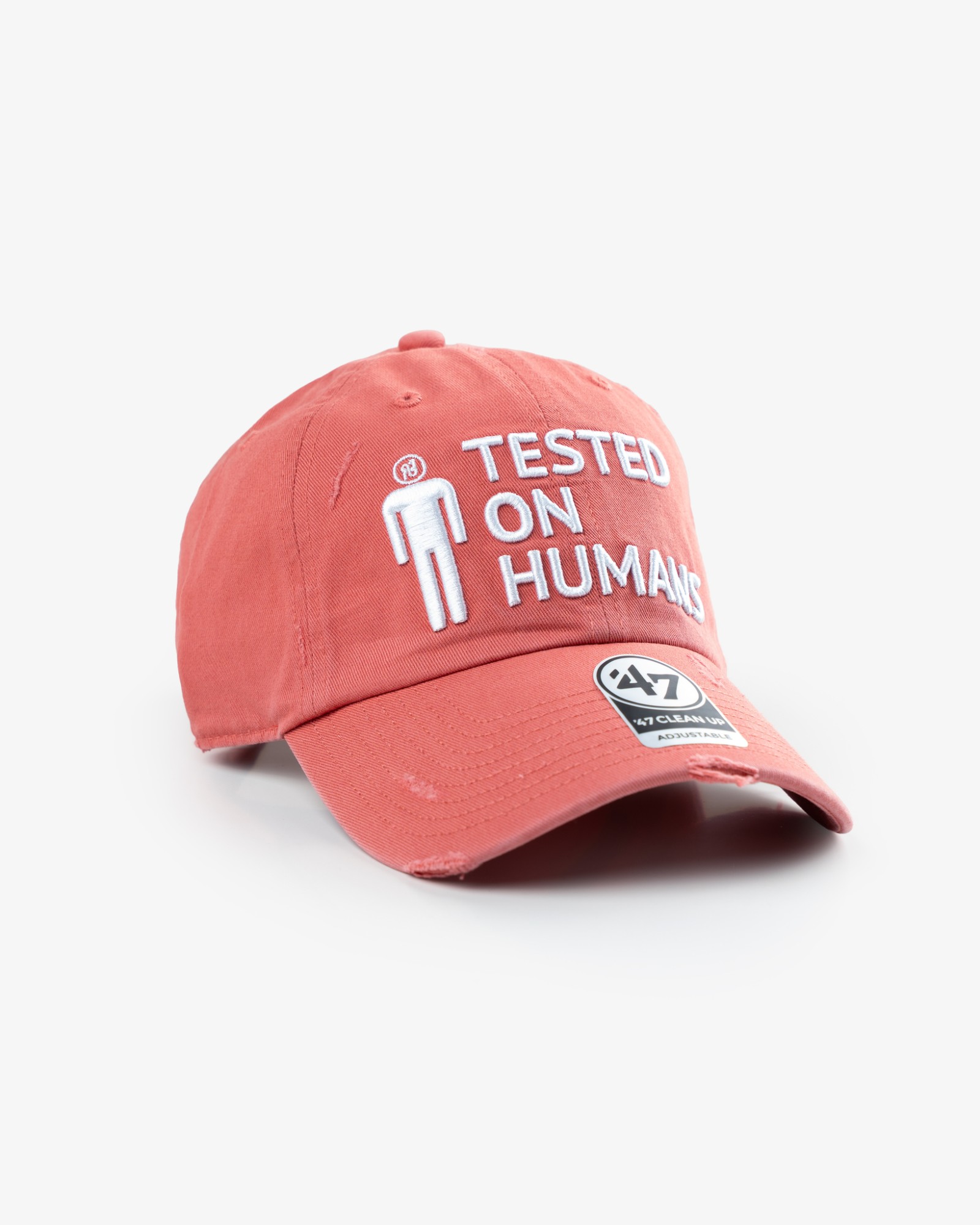 TESTED ON HUMANS WASHED RED CAP x 47 BRAND