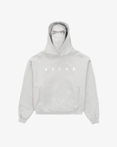 MASK HOODIE GREY