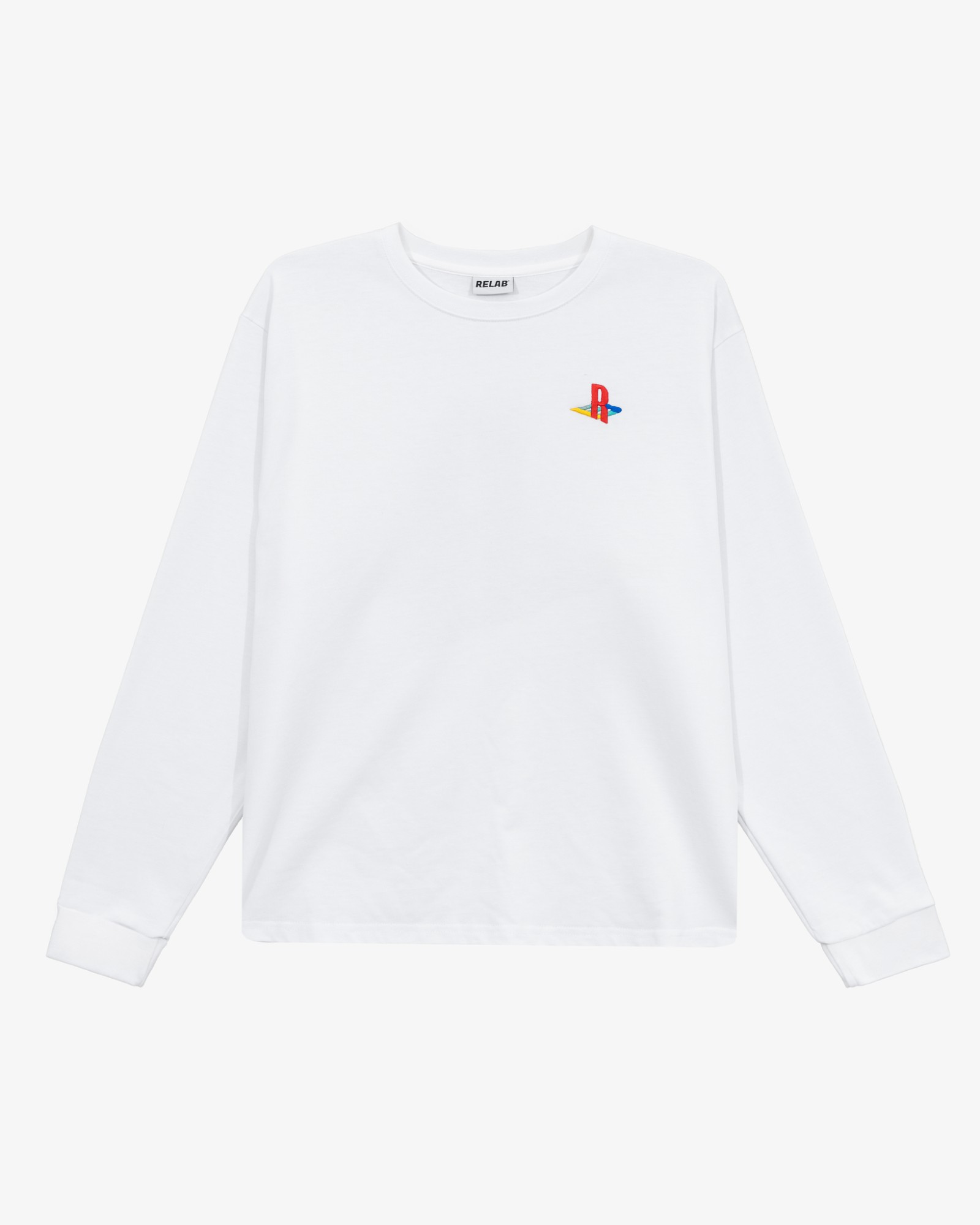 PLAY WHITE LONGSLEEVE