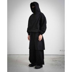 MASK HOODIE BLACK 