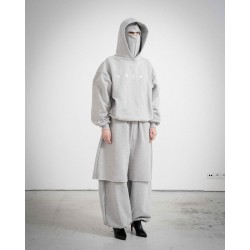 MASK HOODIE GREY 