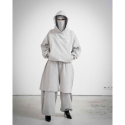 MASK HOODIE GREY 