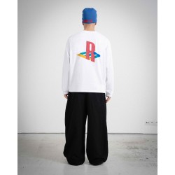 PLAY WHITE LONGSLEEVE 