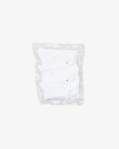 LAB WHITE SOCKS 3-PACK