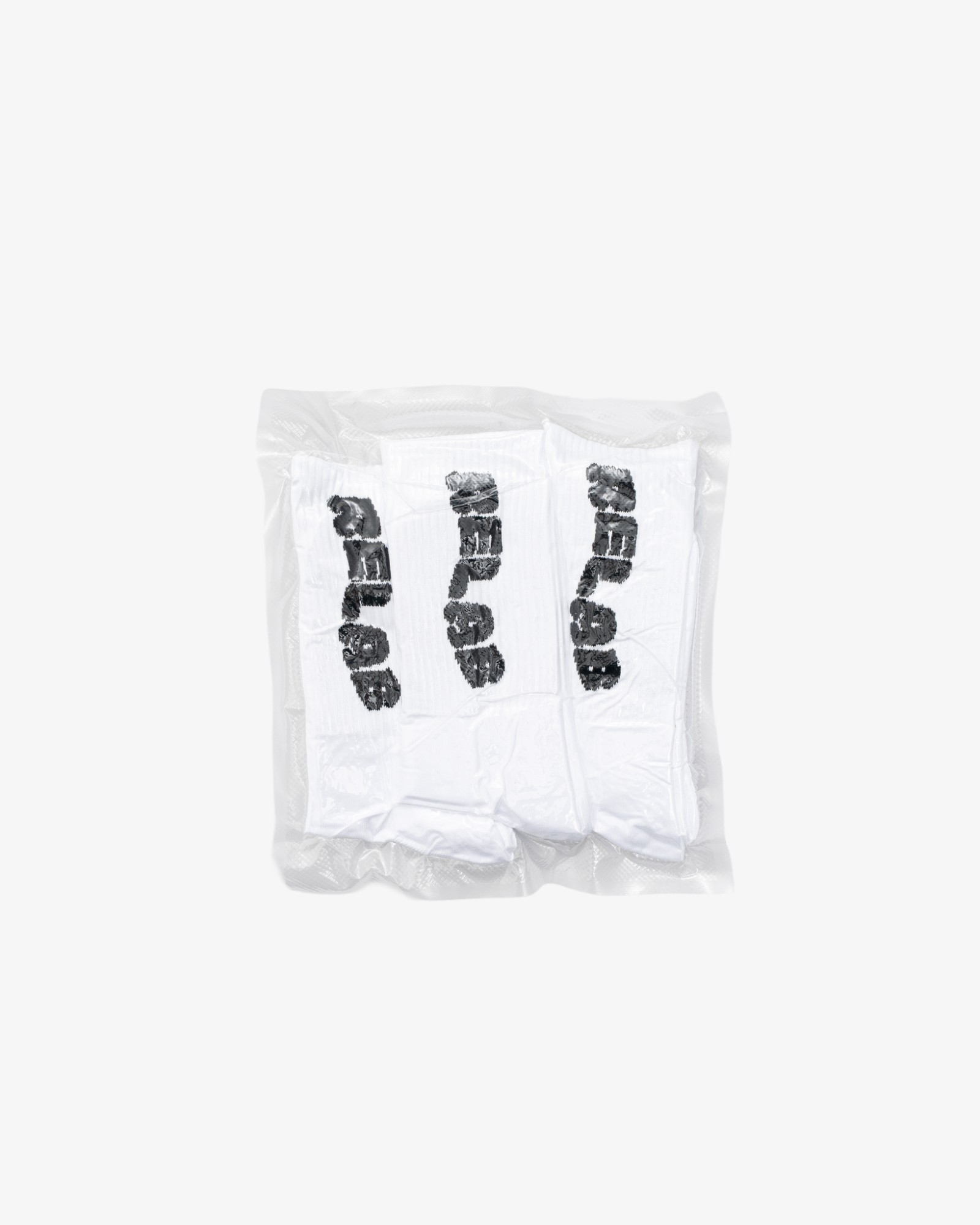 COZY WHITE SOCKS 3-PACK