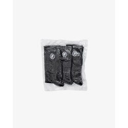 „R” LOGO SOCKS BLACK 3-PACK 