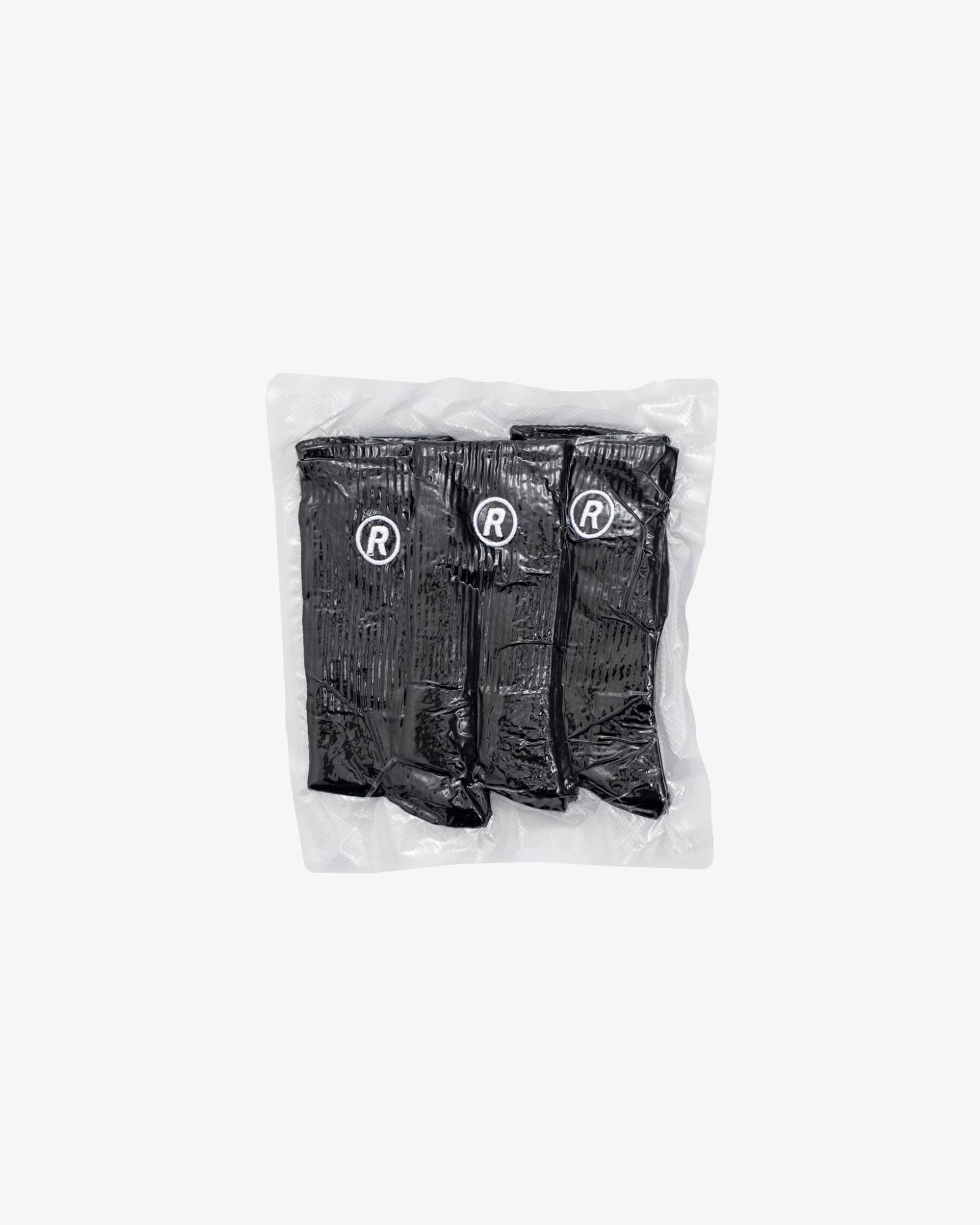 „R” LOGO SOCKS BLACK 3-PACK