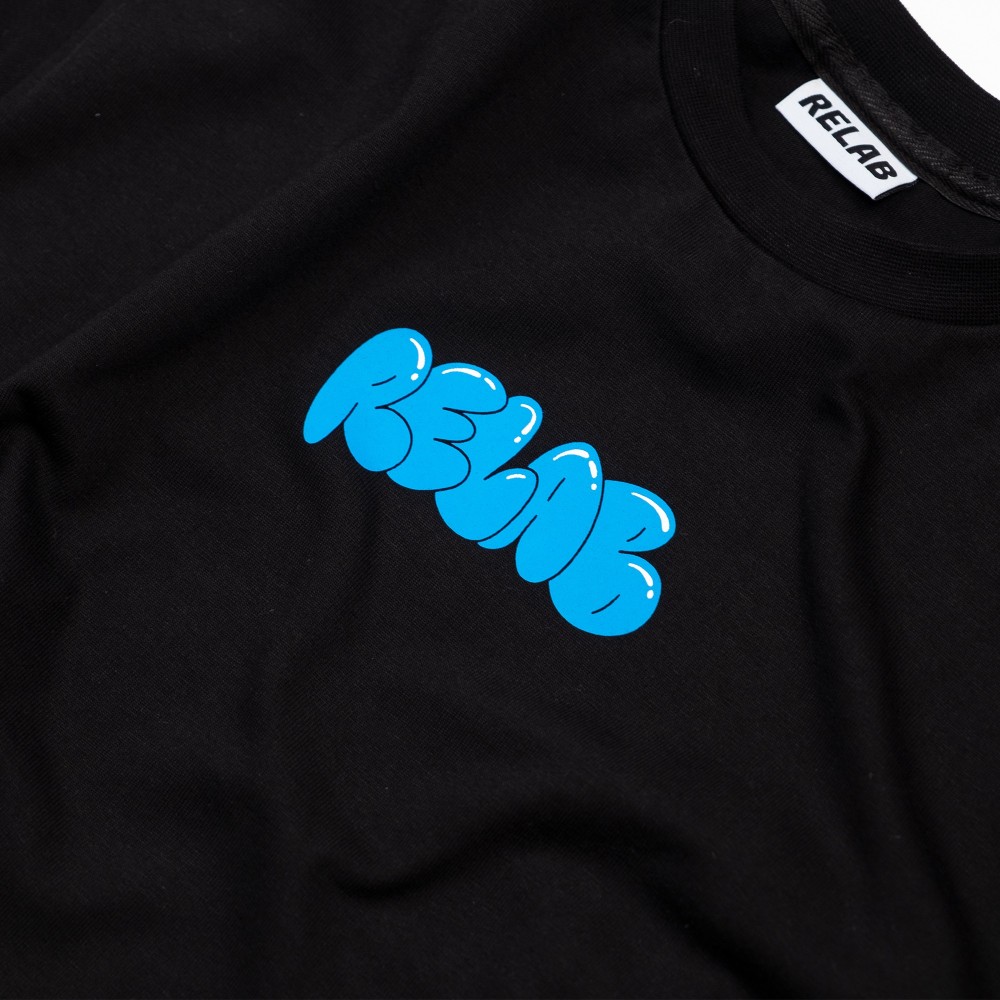 BUBBLE LOGO BLACK T-SHIRT