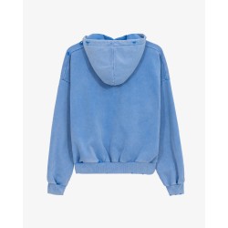 HARDCORE BLUE HOODIE 