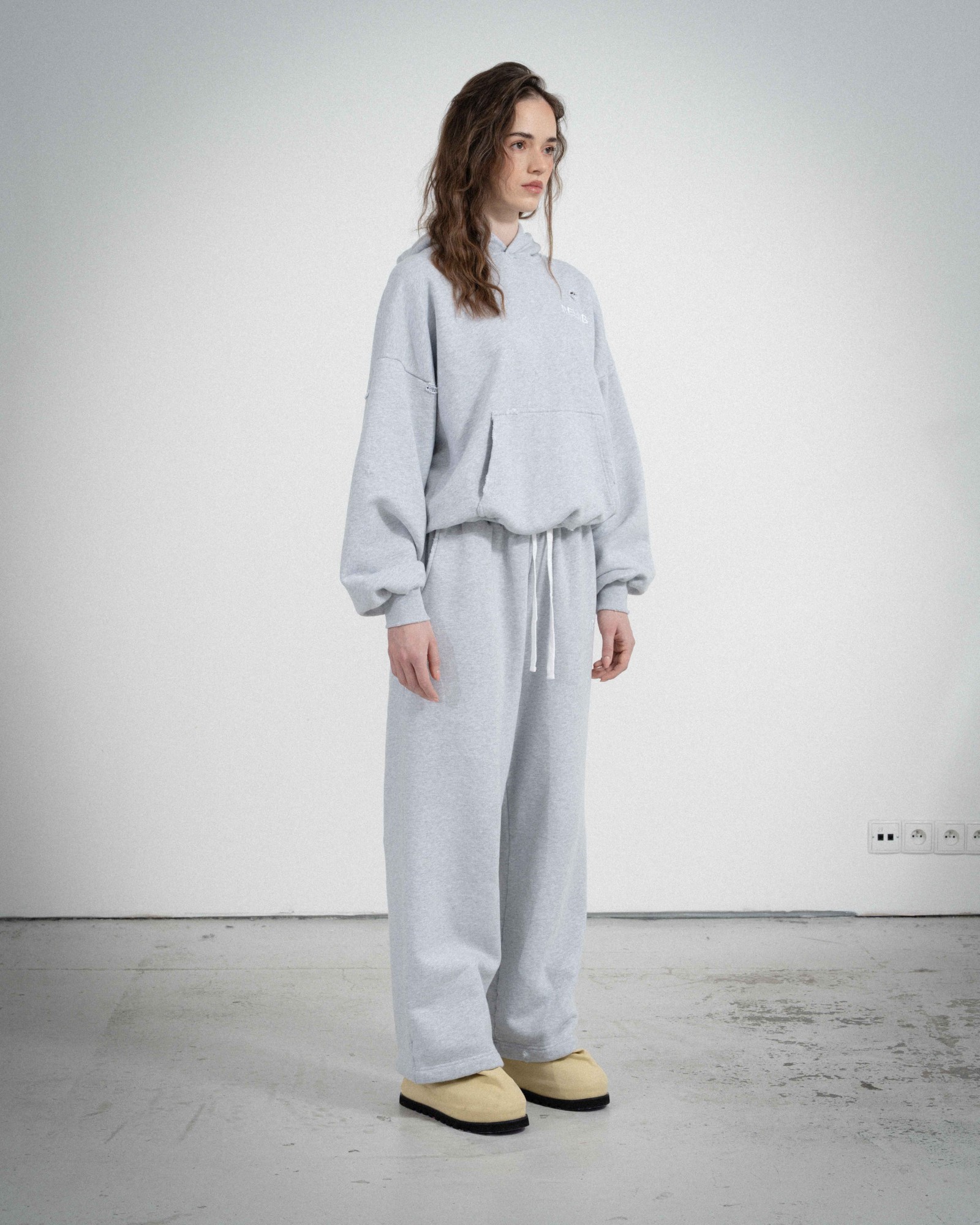 HARDCORE GREY HOODIE