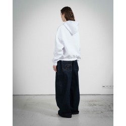 COZY WHITE PINK HOODIE 