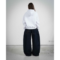 COZY WHITE PINK HOODIE 