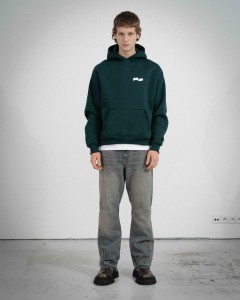 COZY SMALL BOTTLE GREEN HOODIE