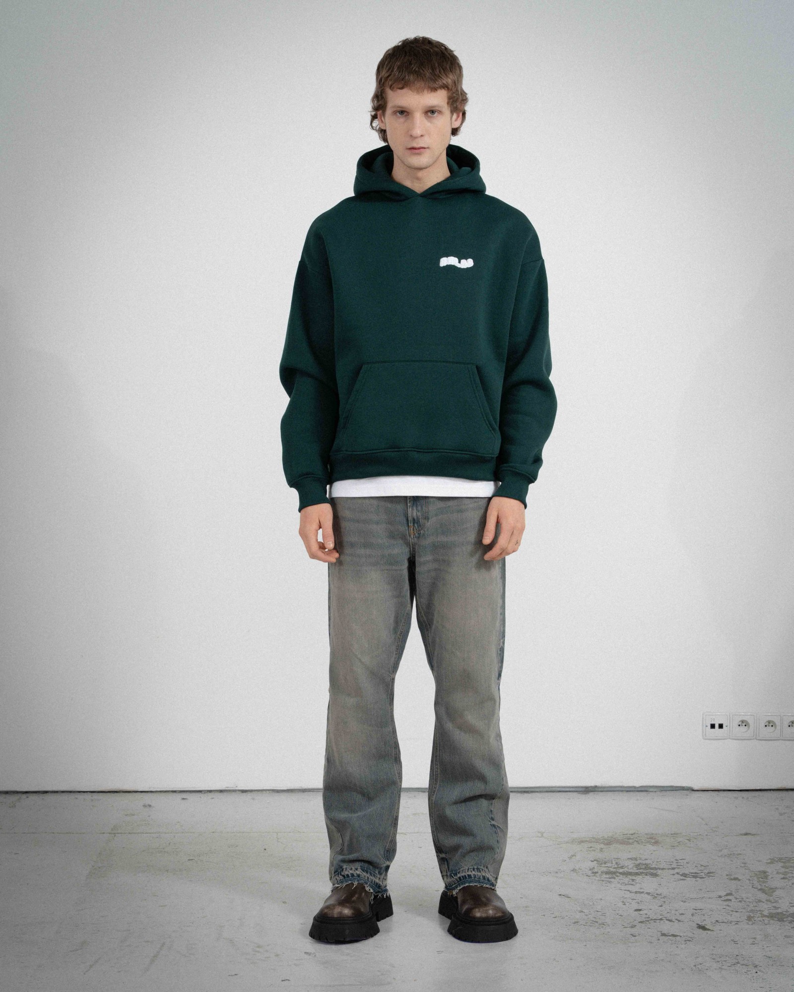 COZY SMALL BOTTLE GREEN HOODIE