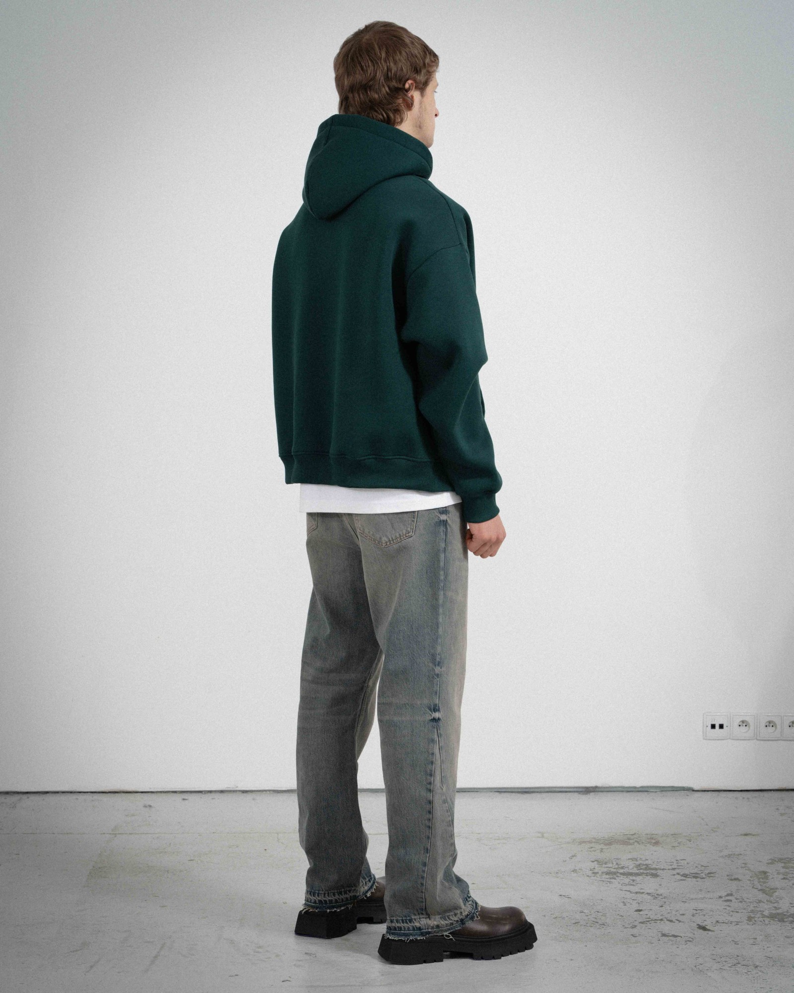 COZY SMALL BOTTLE GREEN HOODIE