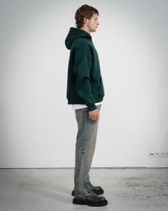 COZY SMALL BOTTLE GREEN HOODIE