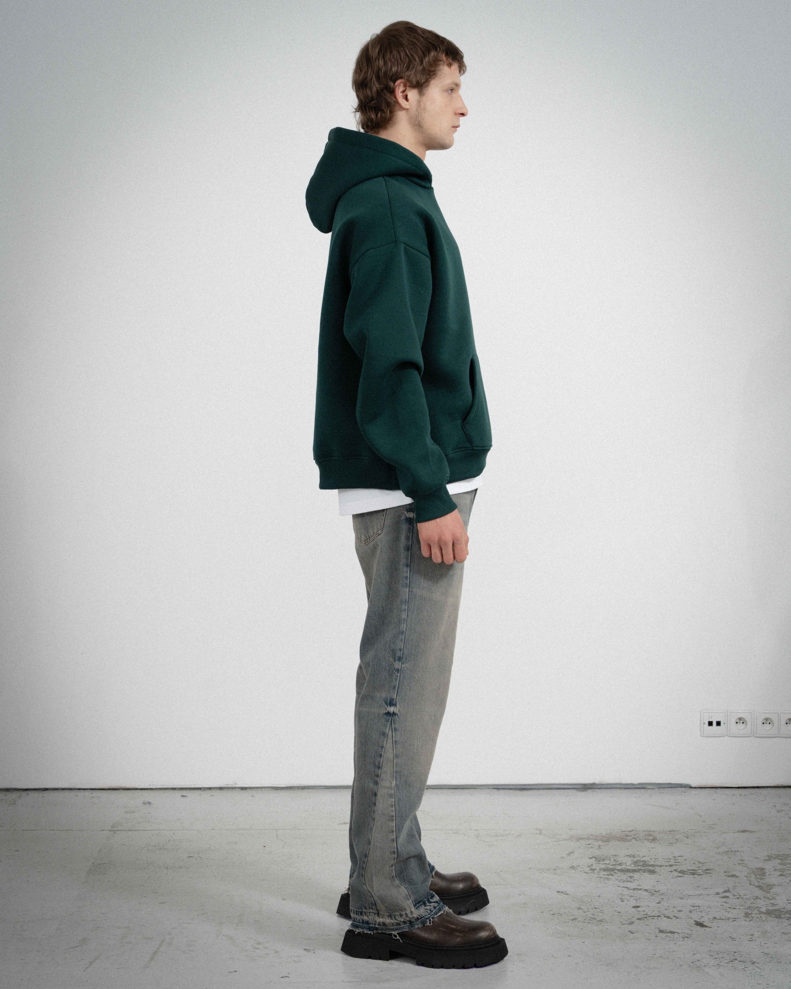 COZY SMALL BOTTLE GREEN HOODIE