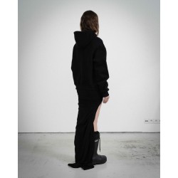 COZY SMALL BLACK BLUE HOODIE 