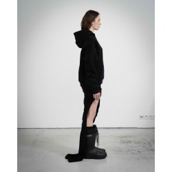 COZY SMALL BLACK BLUE HOODIE 