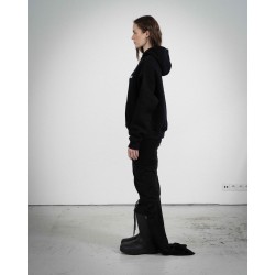 COZY SMALL BLACK BLUE HOODIE 