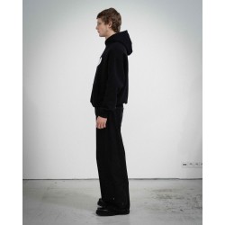 COZY BLACK WHITE HOODIE 