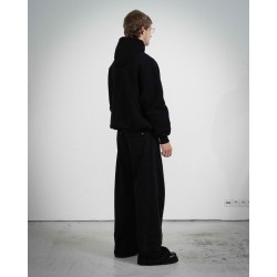 COZY BLACK WHITE HOODIE 