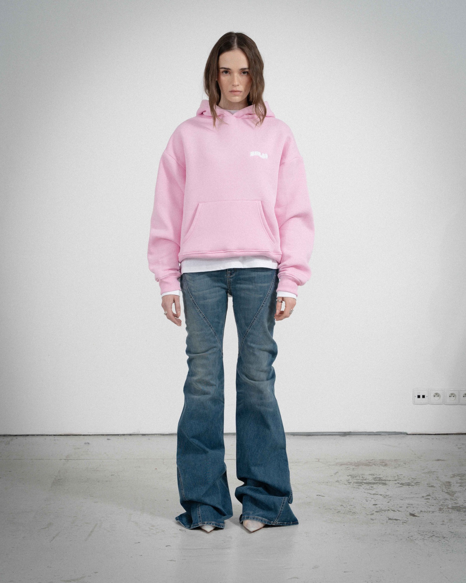 COZY SMALL PINK HOODIE