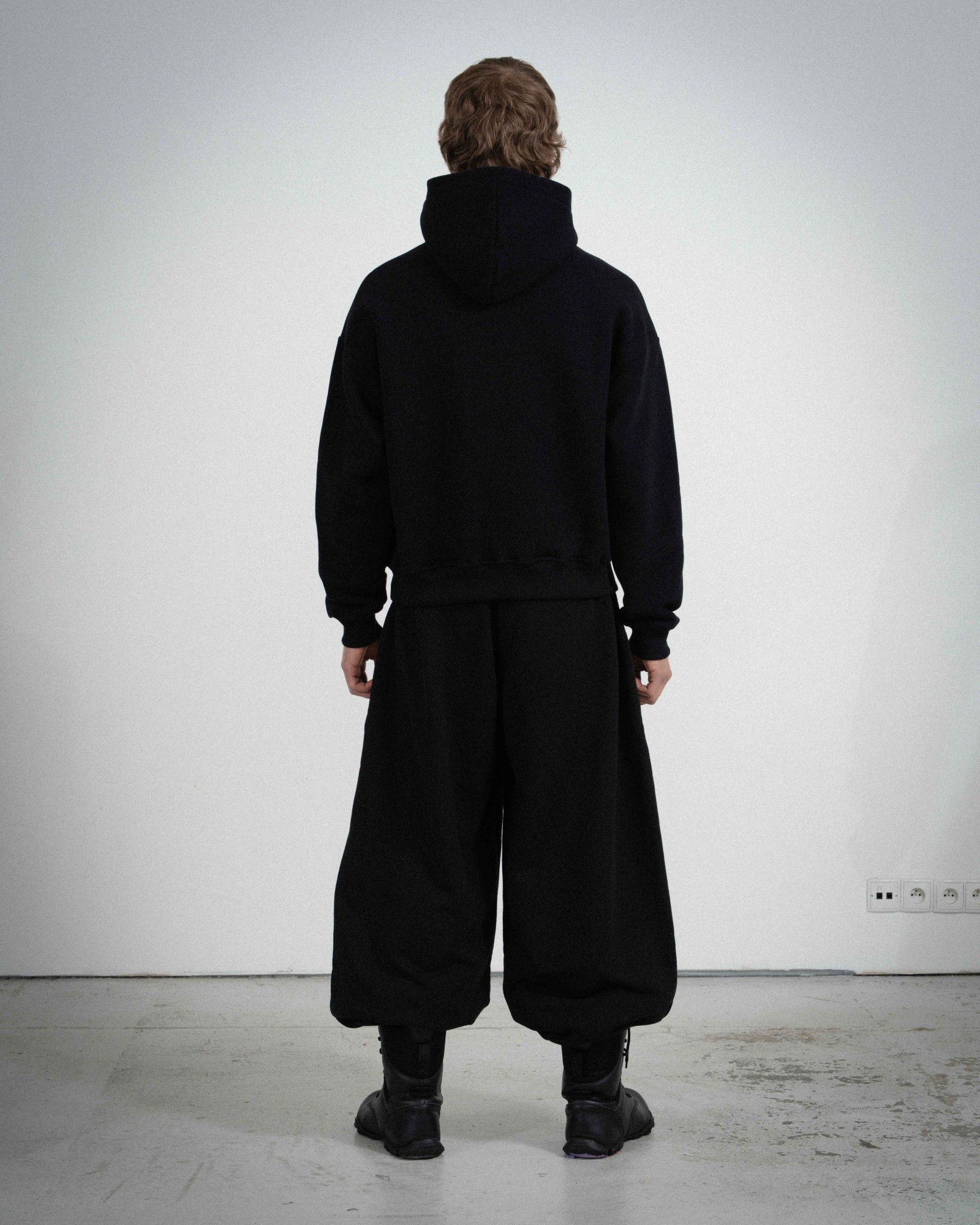 COZY SMALL BLACK PINK HOODIE