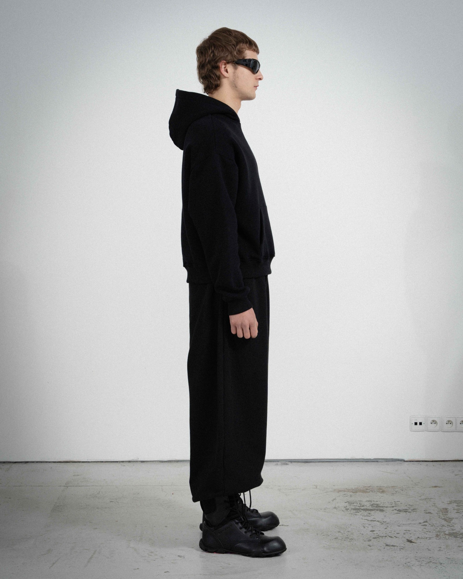 COZY SMALL BLACK PINK HOODIE