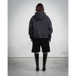 COZY SMALL GRAPHITE HOODIE 