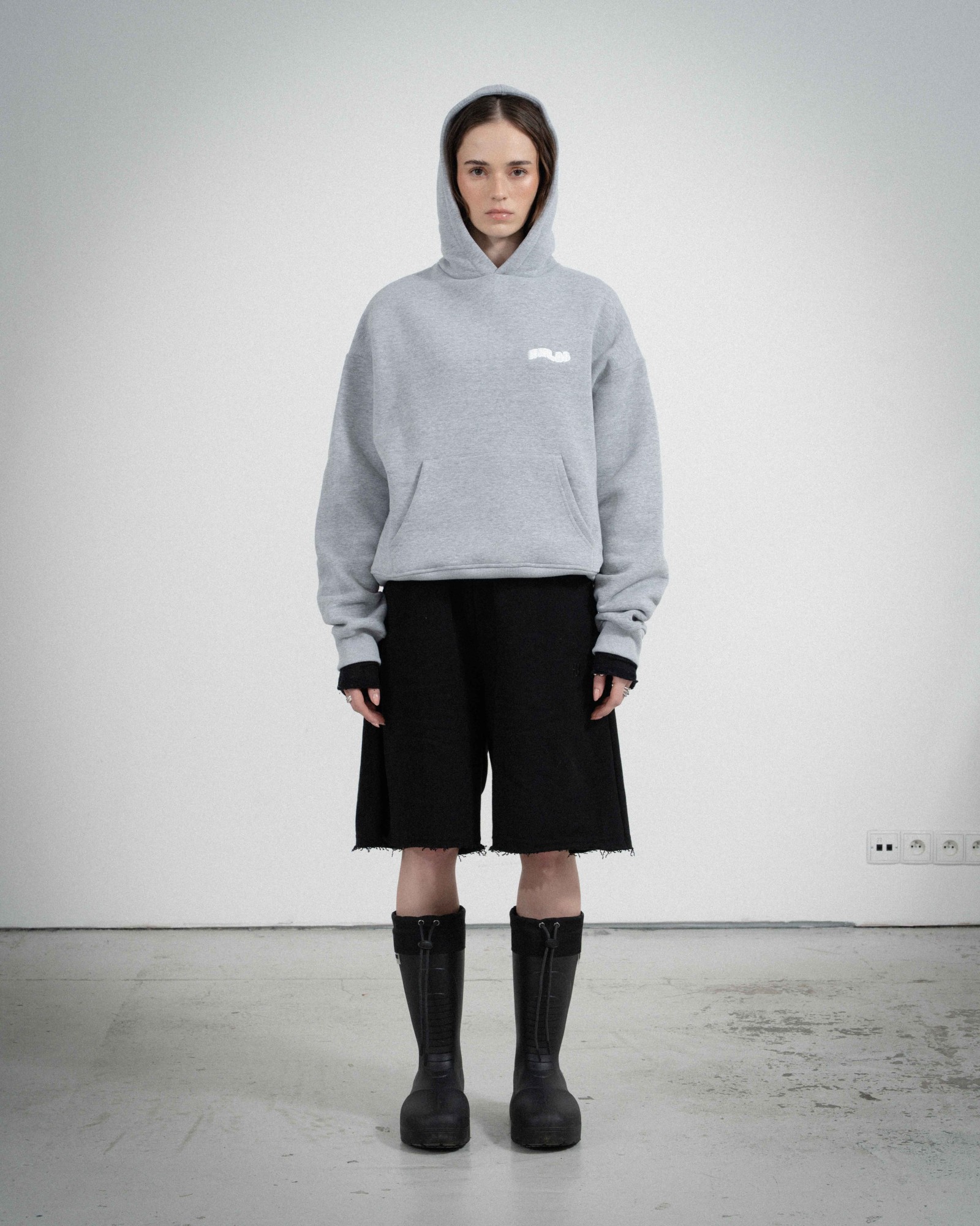 COZY SMALL GREY HOODIE