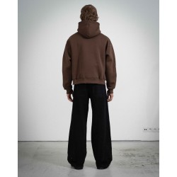 COZY SMALL BROWN HOODIE 