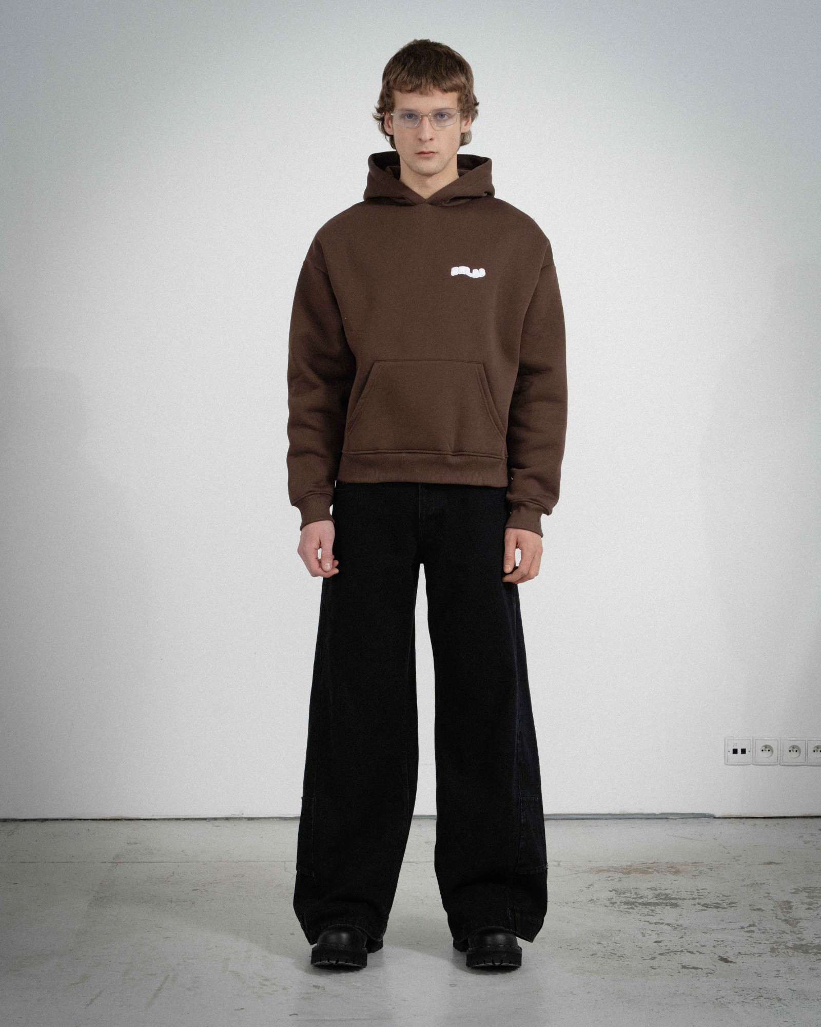 COZY SMALL BROWN HOODIE